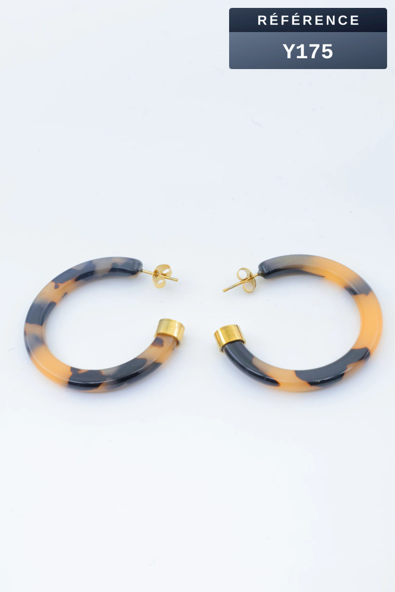 Grossiste Beli & Jolie - Boucles d'oreilles en acier inoxydable