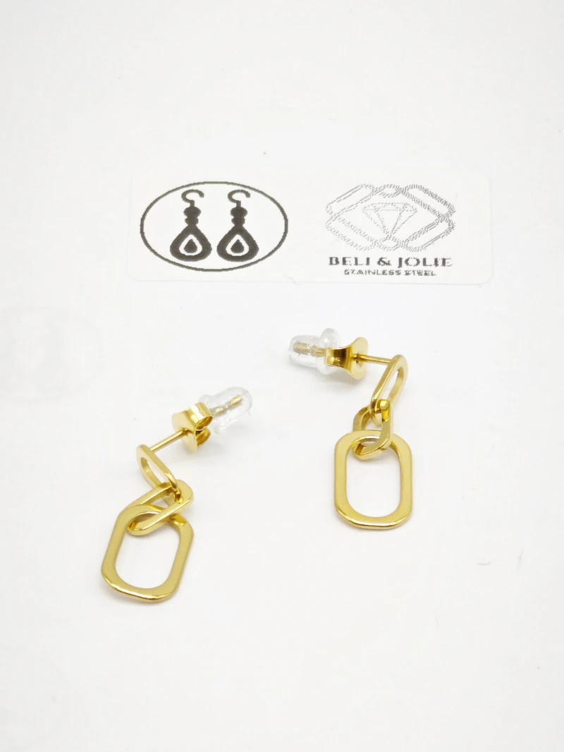 Grossiste Beli & Jolie - Boucles d'oreilles en acier inoxydable