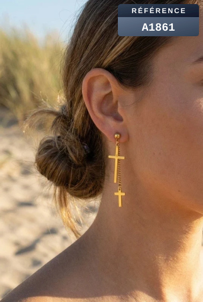 Wholesaler Beli & Jolie - Stainless steel earrings