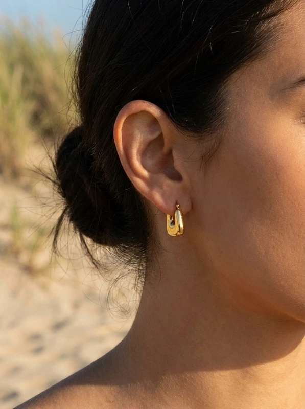 Grossiste Beli & Jolie - Boucles d'oreilles en acier inoxydable
