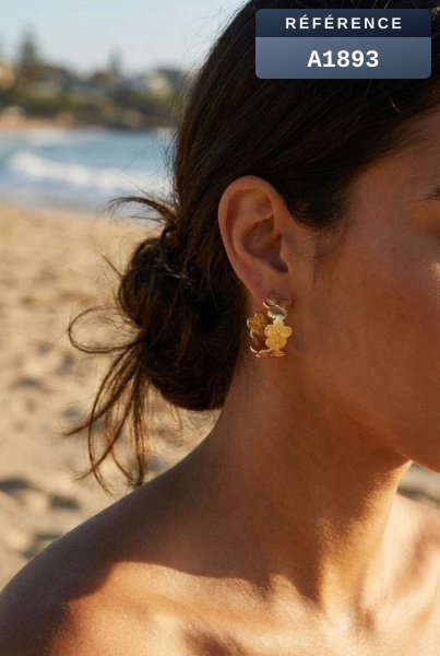 Grossiste Beli & Jolie - Boucles d'oreilles en acier inoxydable