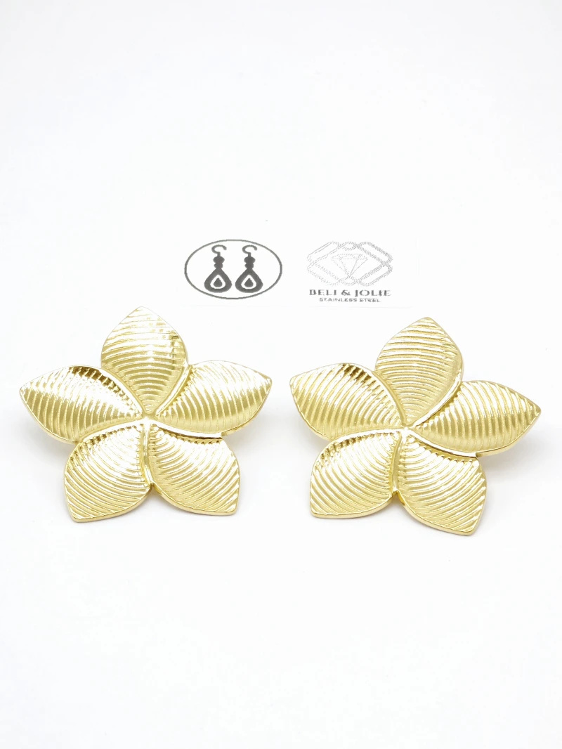 Grossiste Beli & Jolie - Boucles d'oreilles en acier inoxydable
