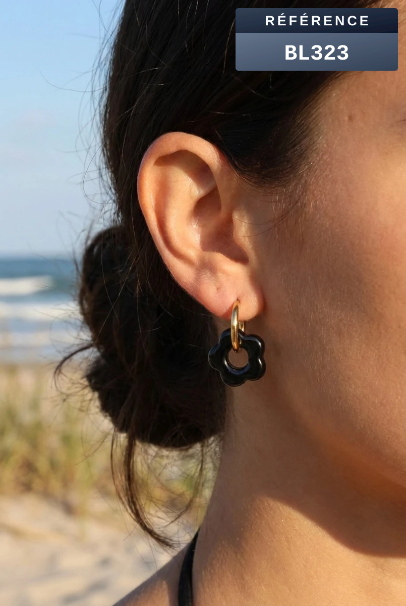 Grossiste Beli & Jolie - Boucles d'oreilles en acier inoxydable
