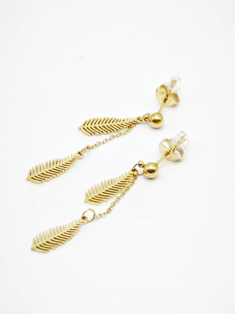 Grossiste Beli & Jolie - Boucles d'oreilles en acier inoxydable