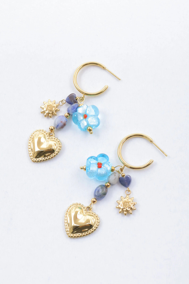 Grossiste Beli & Jolie - Boucles d'oreilles en acier inoxydable