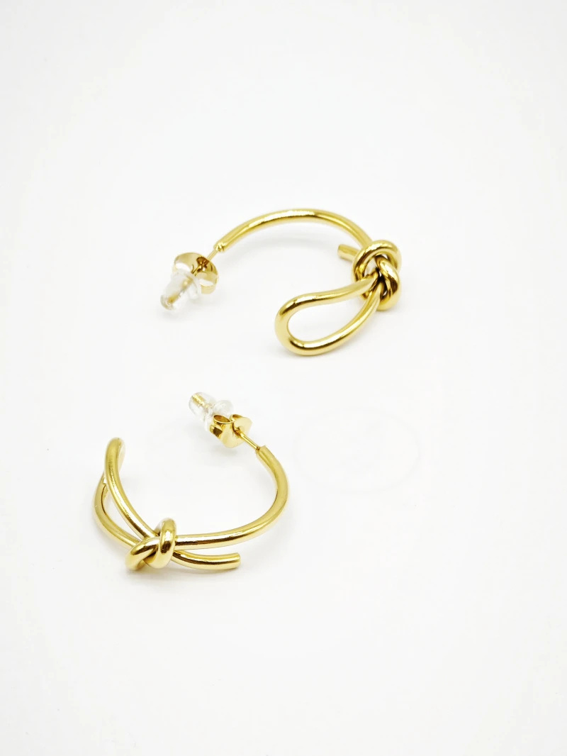 Grossiste Beli & Jolie - Boucles d'oreilles en acier inoxydable