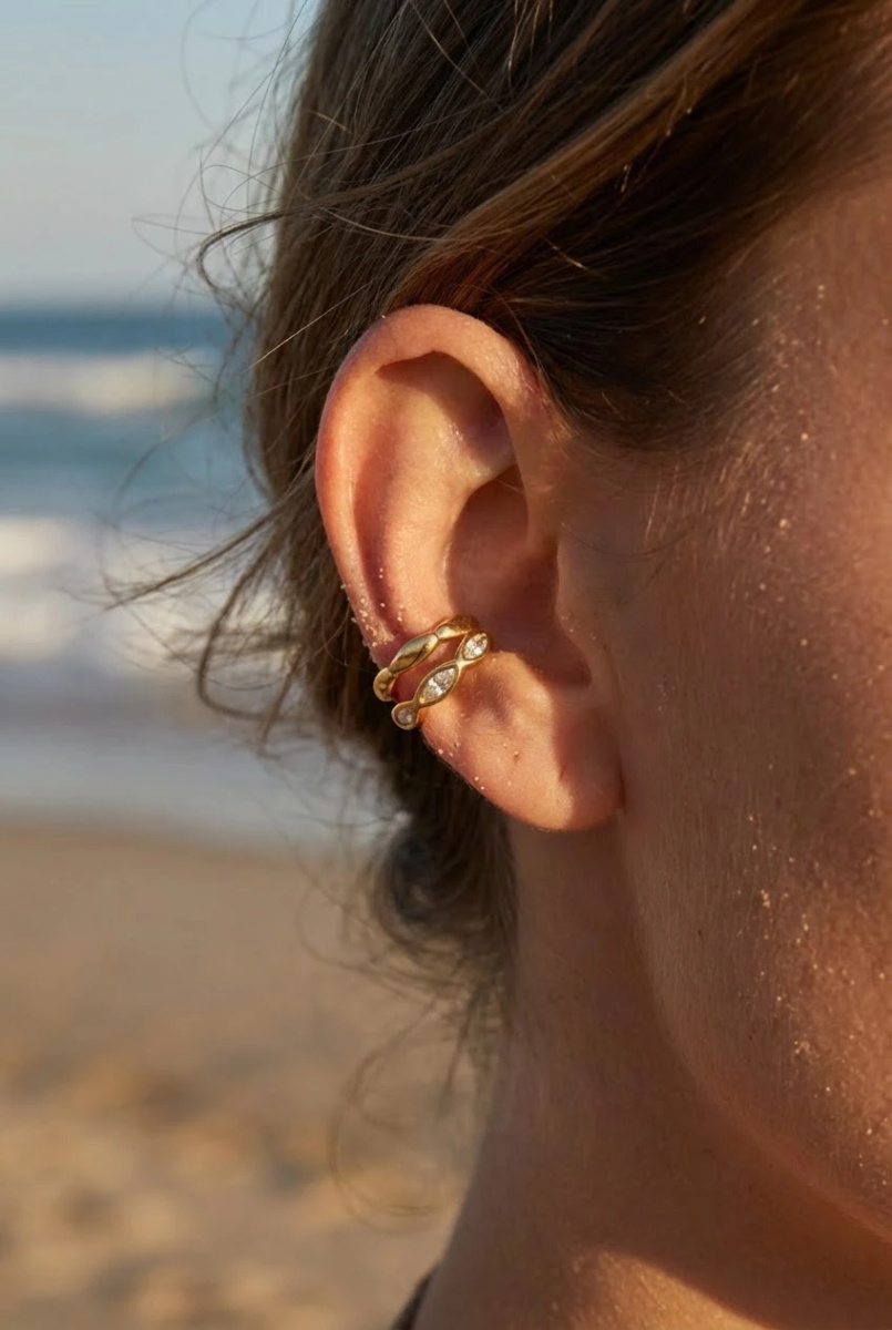 Mayorista Beli & Jolie - Ear cuffs de acero inoxidable