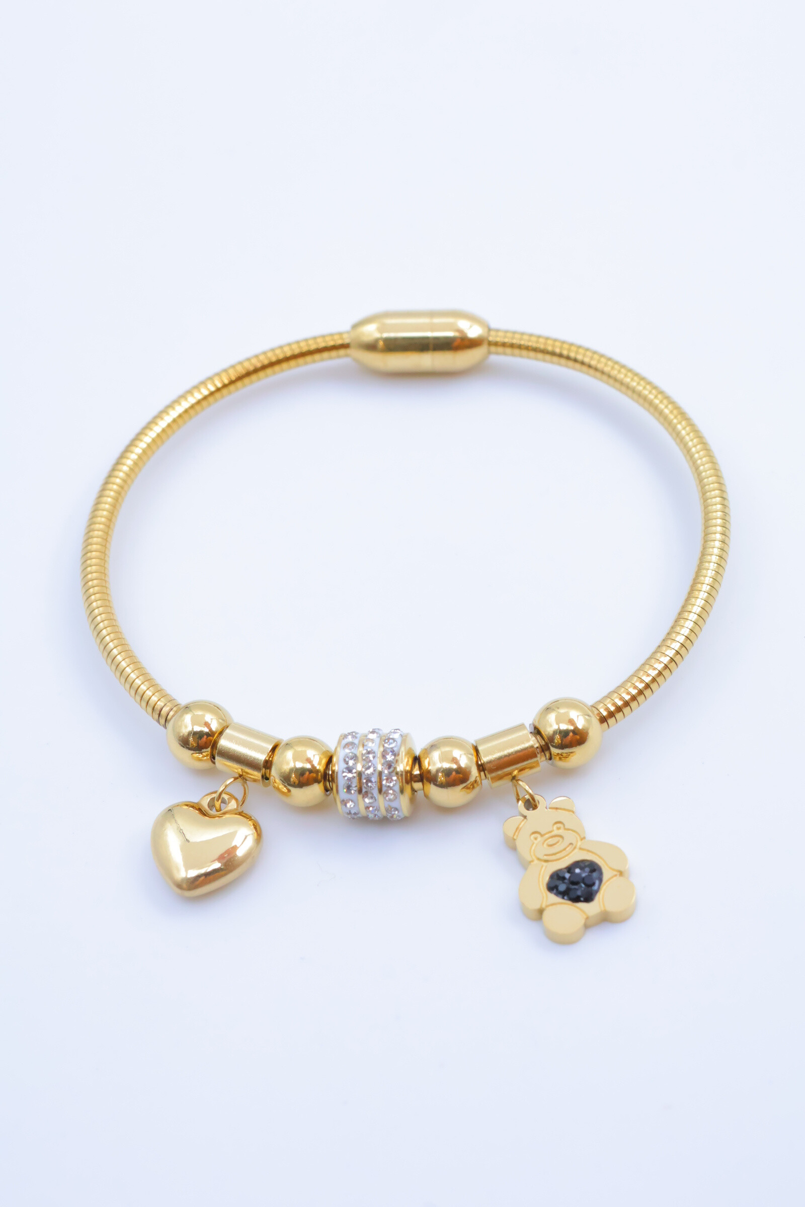 Grossista Beli & Jolie - Bracciale rigido in acciaio inossidabile