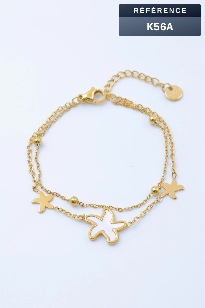 Grossiste Beli & Jolie - Bracelet en acier inoxydable