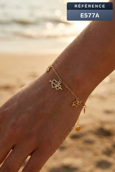 Grossiste Beli & Jolie - Bracelet en acier inoxydable