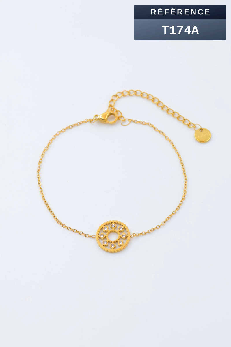 Grossiste Beli & Jolie - Bracelet en acier inoxydable