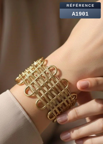 Wholesaler Beli & Jolie - Stainless steel bangle bracelet