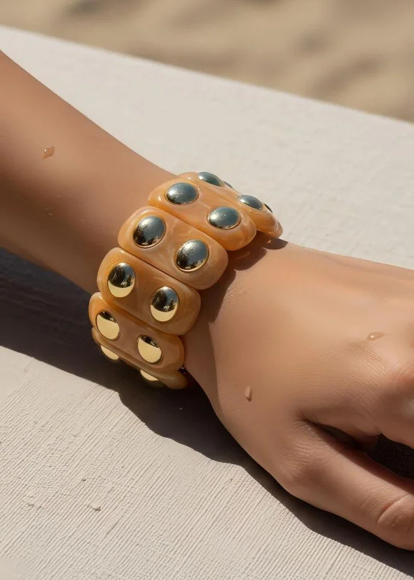 Mayorista Beli & Jolie - Brazalete rígido de resina