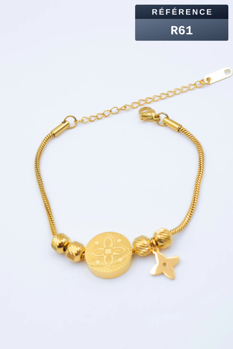Grossiste Beli & Jolie - Bracelet en acier inoxydable