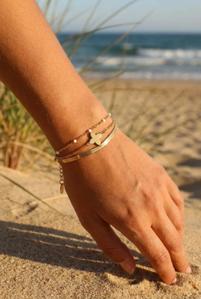 Grossiste Beli & Jolie - Bracelet - Acier Inoxydable