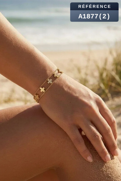 Grossiste Beli & Jolie - Bracelet en acier inoxydable