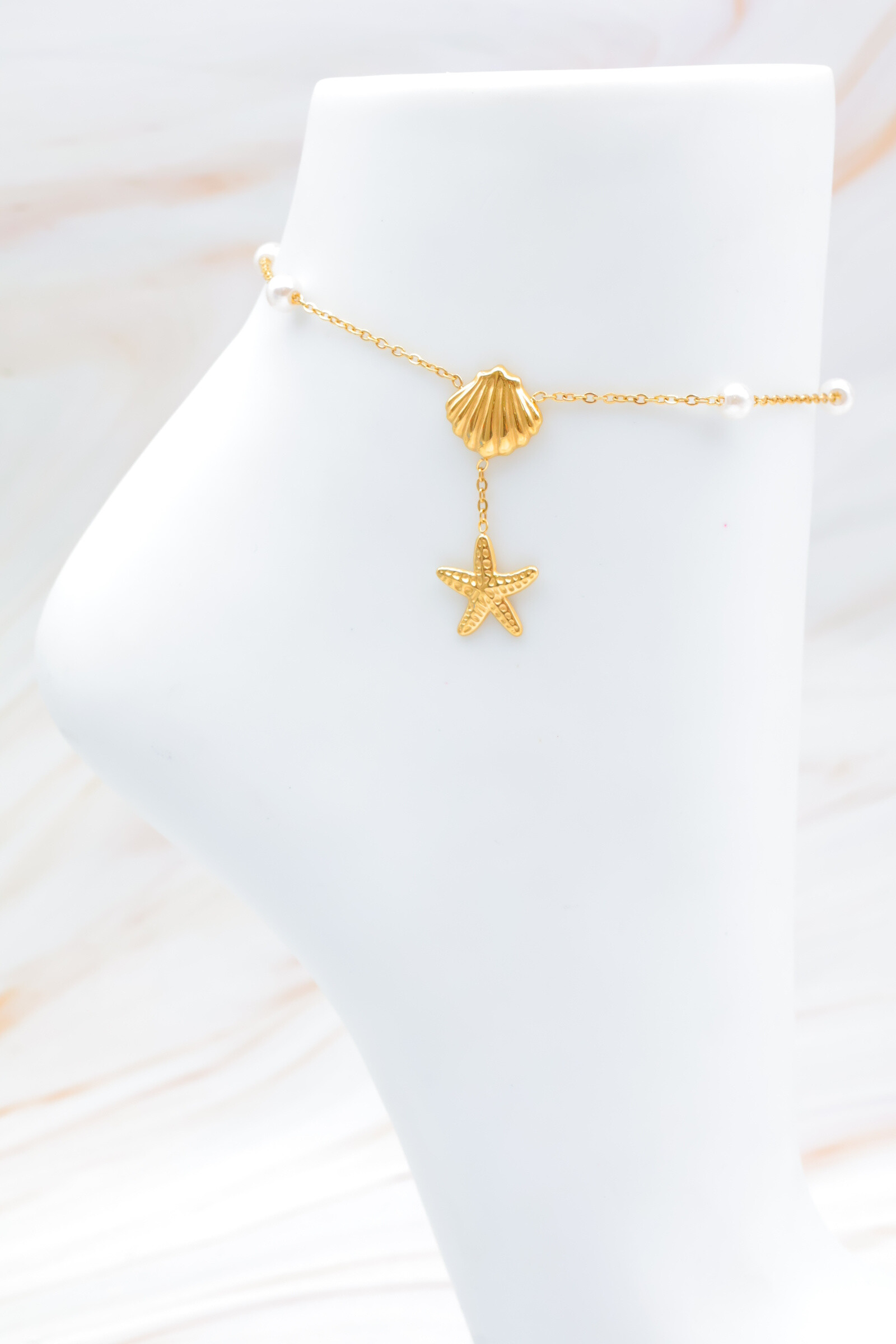 Wholesaler Beli & Jolie - Ankle Chain - Stainless Steel