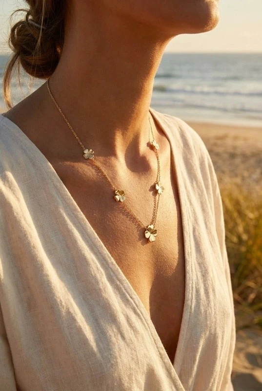 Mayorista Beli & Jolie - Collar de acero inoxidable