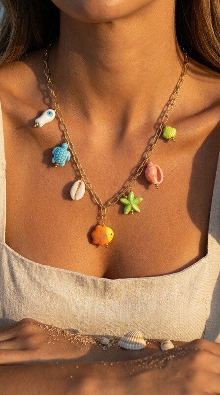 Mayorista Beli & Jolie - Collar de acero inoxidable