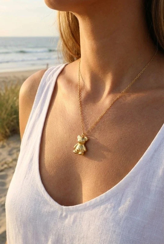 Mayorista Beli & Jolie - Collar de acero inoxidable