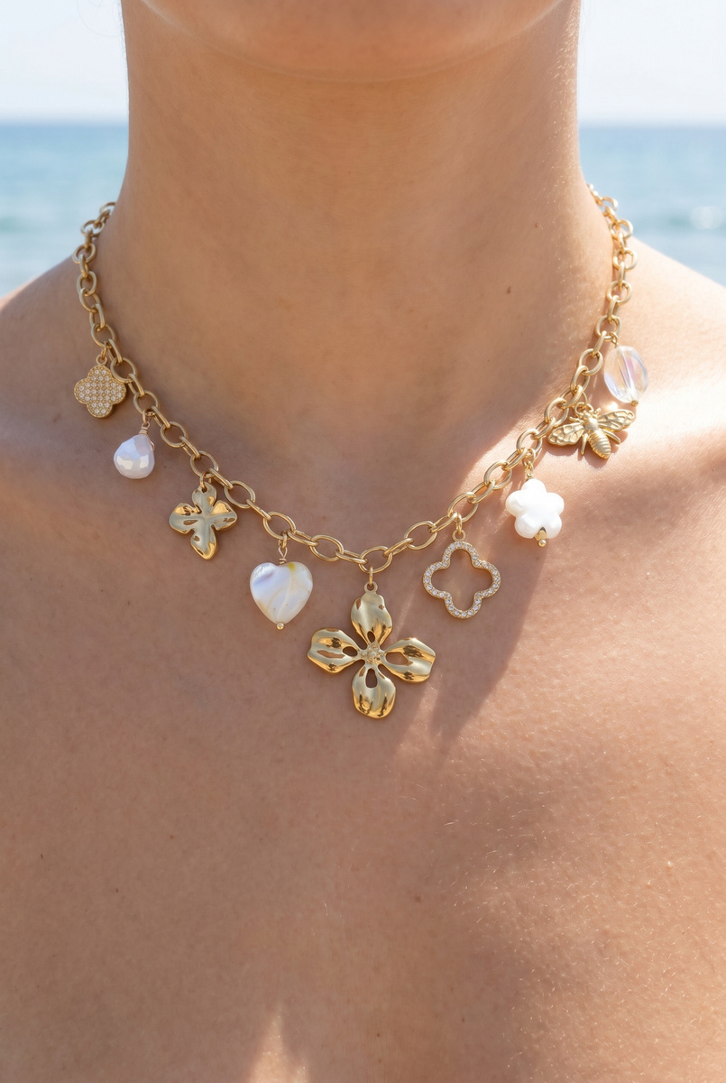 Grossiste Beli & Jolie - Collier en acier inoxydable