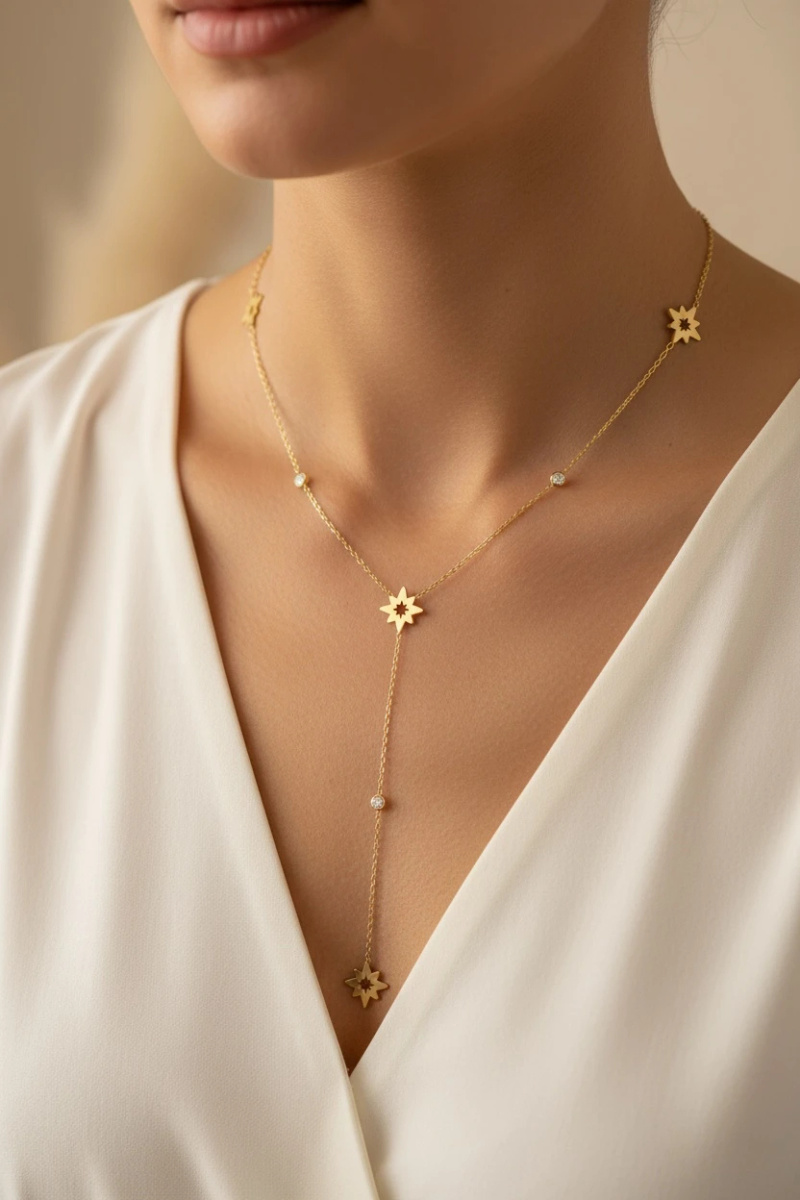 Mayorista Beli & Jolie - Collar de acero inoxidable