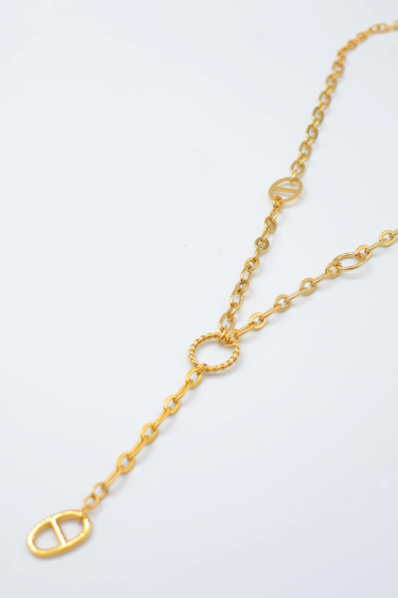 Grossiste Beli & Jolie - Collier en acier inoxydable