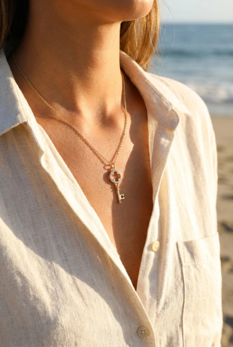 Mayorista Beli & Jolie - Collar de acero inoxidable