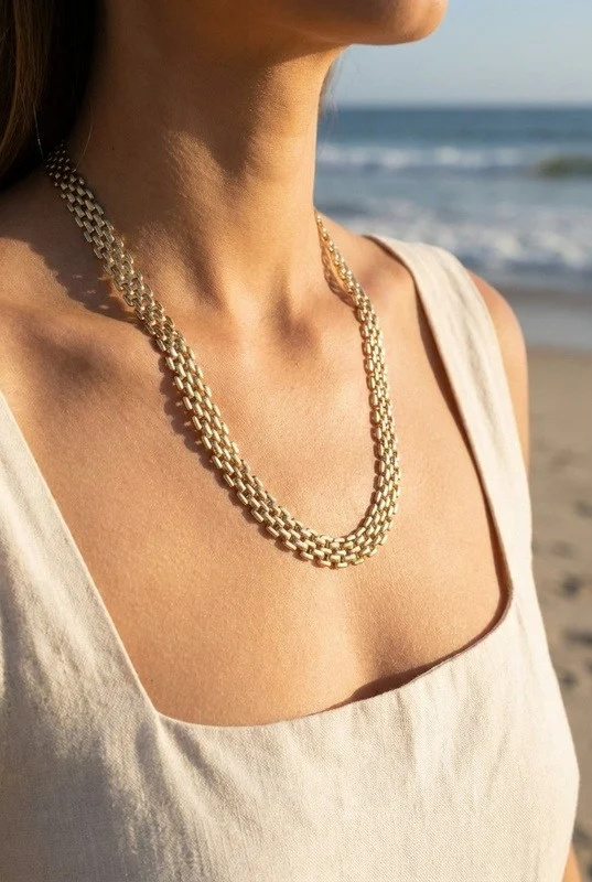 Mayorista Beli & Jolie - Collar de acero inoxidable