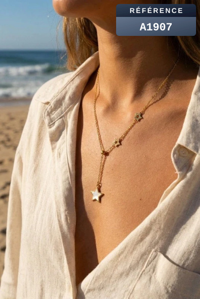 Grossiste Beli & Jolie - Collier en acier inoxydable