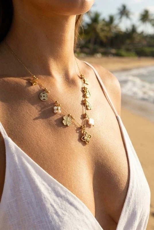 Mayorista Beli & Jolie - Collar de acero inoxidable