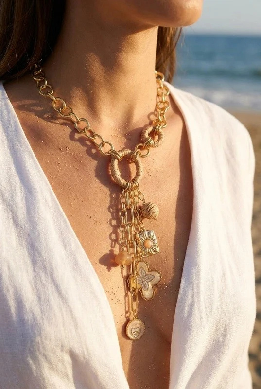 Mayorista Beli & Jolie - Collar de acero inoxidable