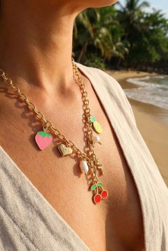 Wholesaler Beli & Jolie - Necklace - Stainless Steel