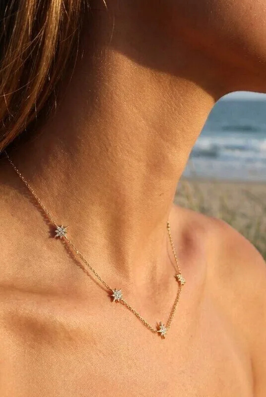 Mayorista Beli & Jolie - Collar de acero inoxidable