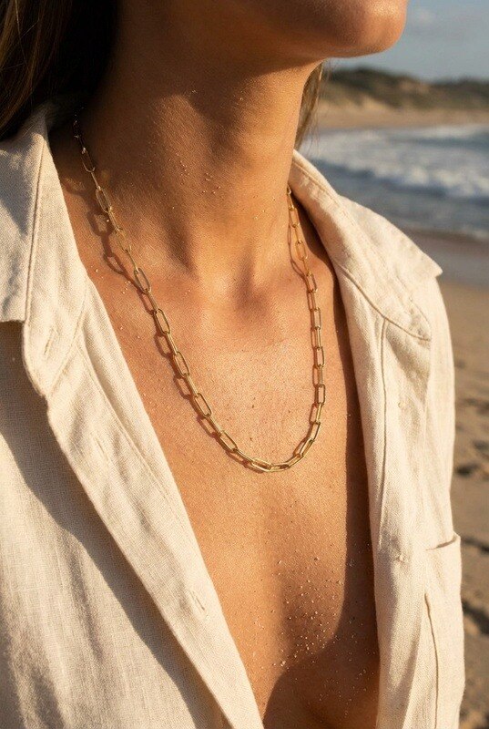 Mayorista Beli & Jolie - Collar de acero inoxidable
