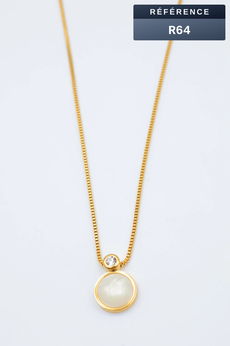 Grossiste Beli & Jolie - Collier en acier inoxydable