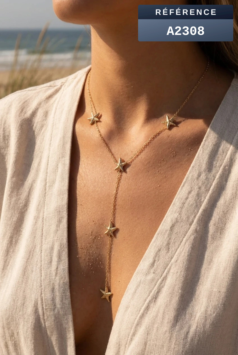 Grossista Beli & Jolie - Collana a Y in acciaio inossidabile