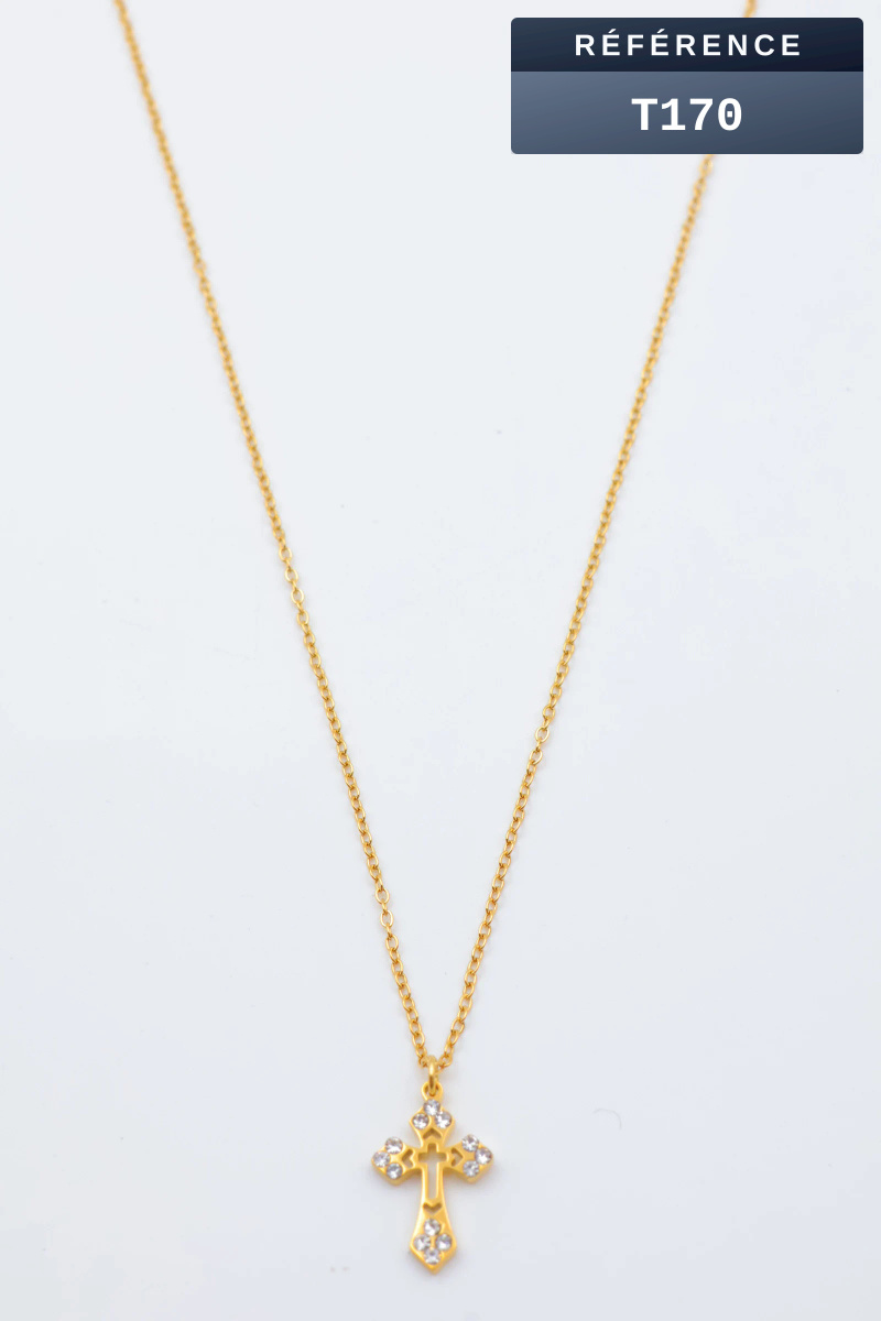 Grossiste Beli & Jolie - Collier en acier inoxydable
