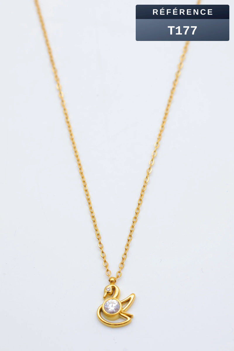 Grossiste Beli & Jolie - Collier en acier inoxydable