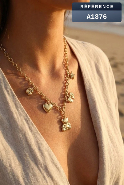 Wholesaler Beli & Jolie - Stainless steel necklace