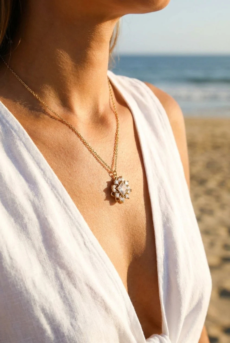 Grossiste Beli & Jolie - Collier en acier inoxydable