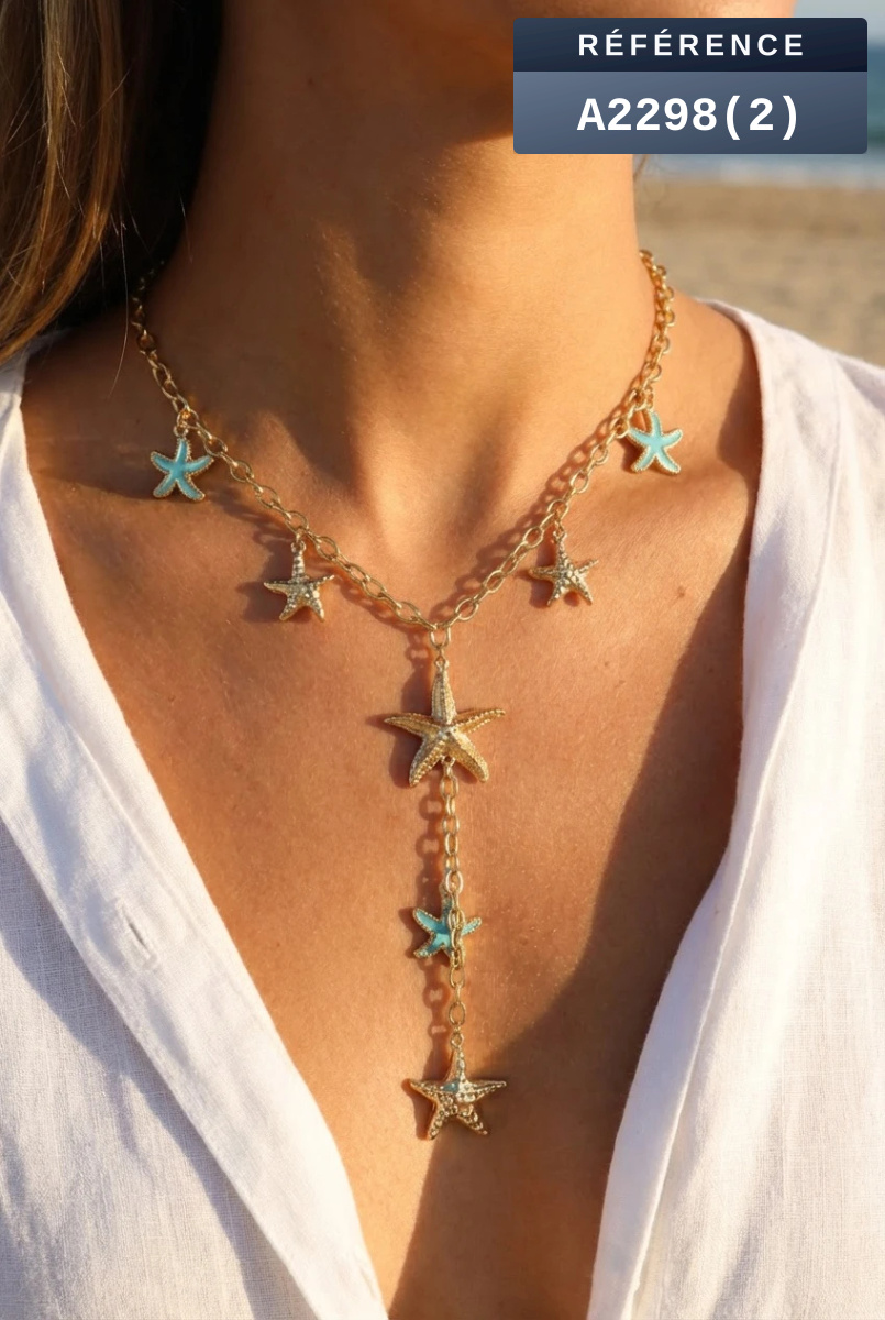 Mayorista Beli & Jolie - Collar en Y de acero inoxidable