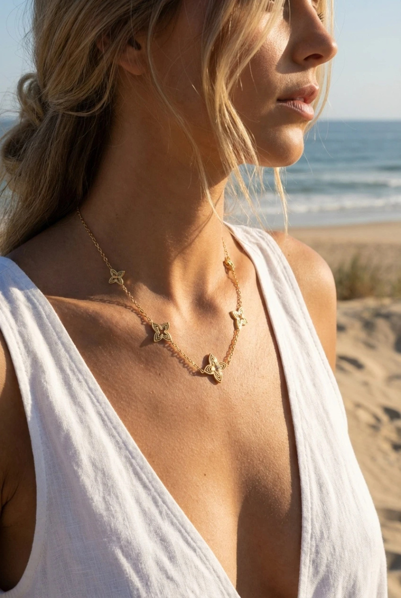 Mayorista Beli & Jolie - Collar de acero inoxidable