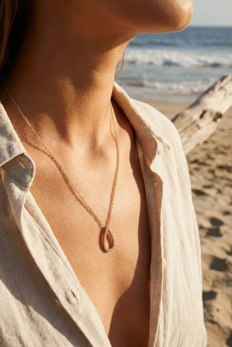 Mayorista Beli & Jolie - Collar de acero inoxidable
