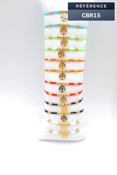 Grossista Beli & Jolie - Set di 12 braccialetti in acciaio inossidabile con cuscino Grossista Beli & Jolie - Set di 12 braccialetti in acciaio inossidabile con cuscino