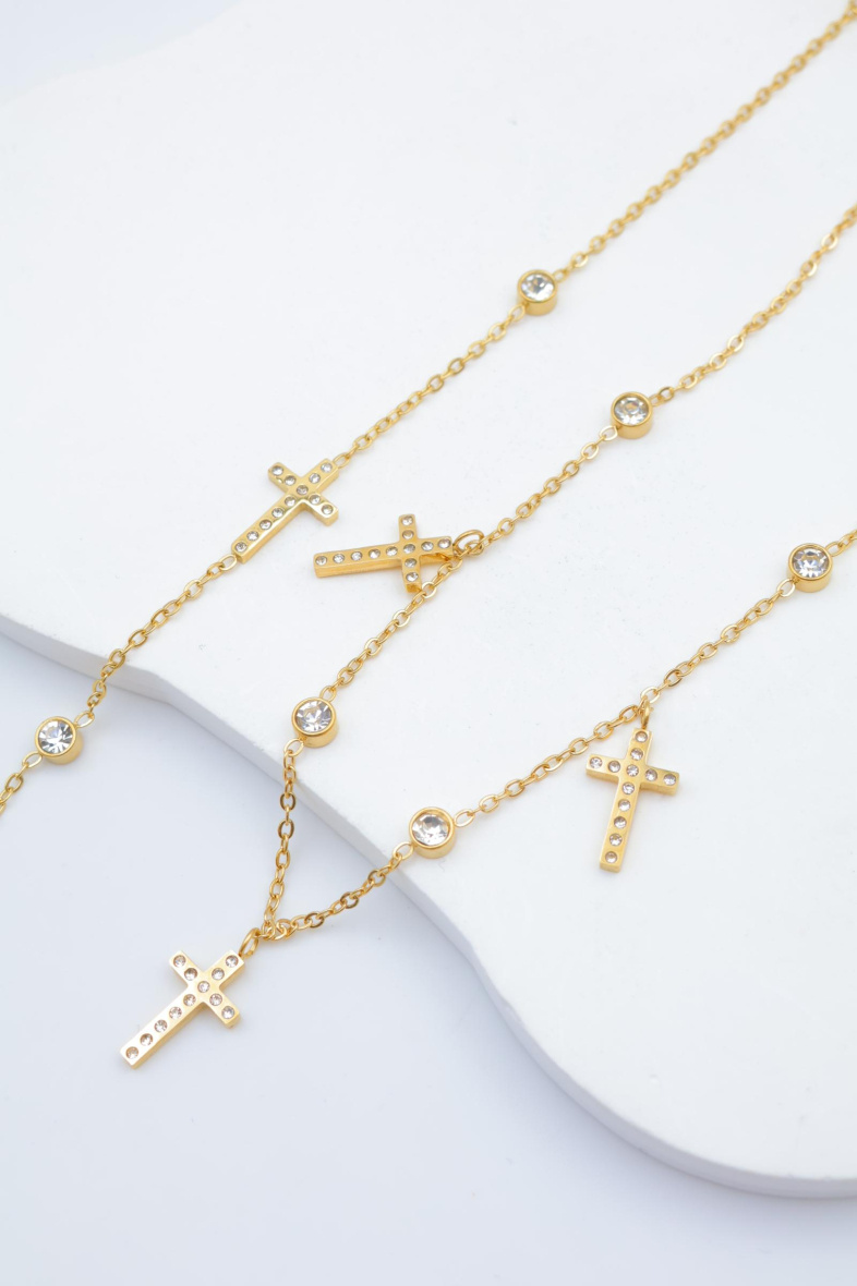 Grossiste Beli & Jolie - Parure de bijoux en acier inoxydable