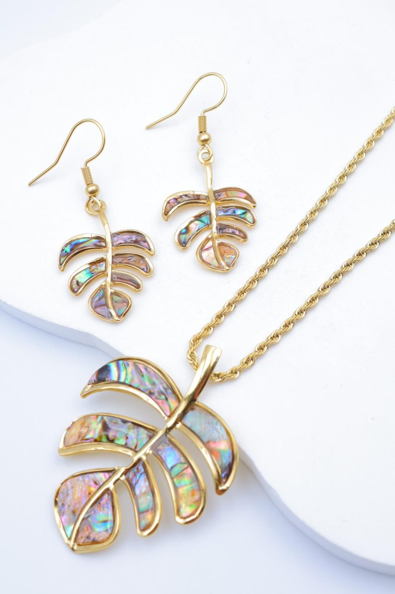 Grossiste Beli & Jolie - Parure de bijoux en acier inoxydable