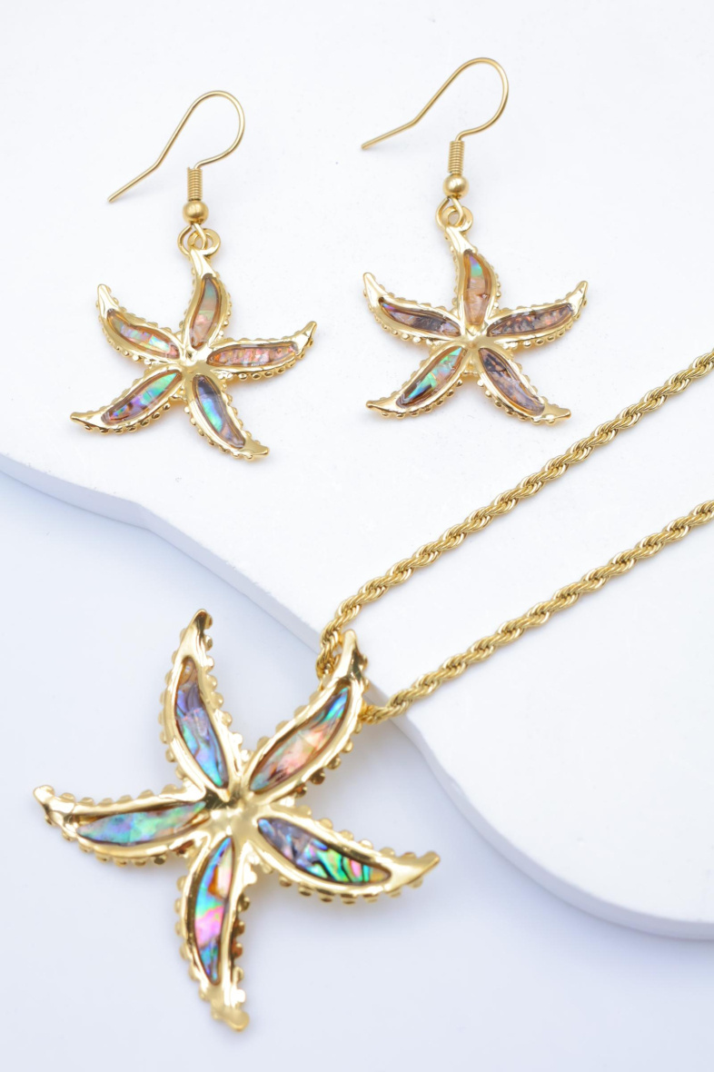 Grossiste Beli & Jolie - Parure de bijoux en acier inoxydable
