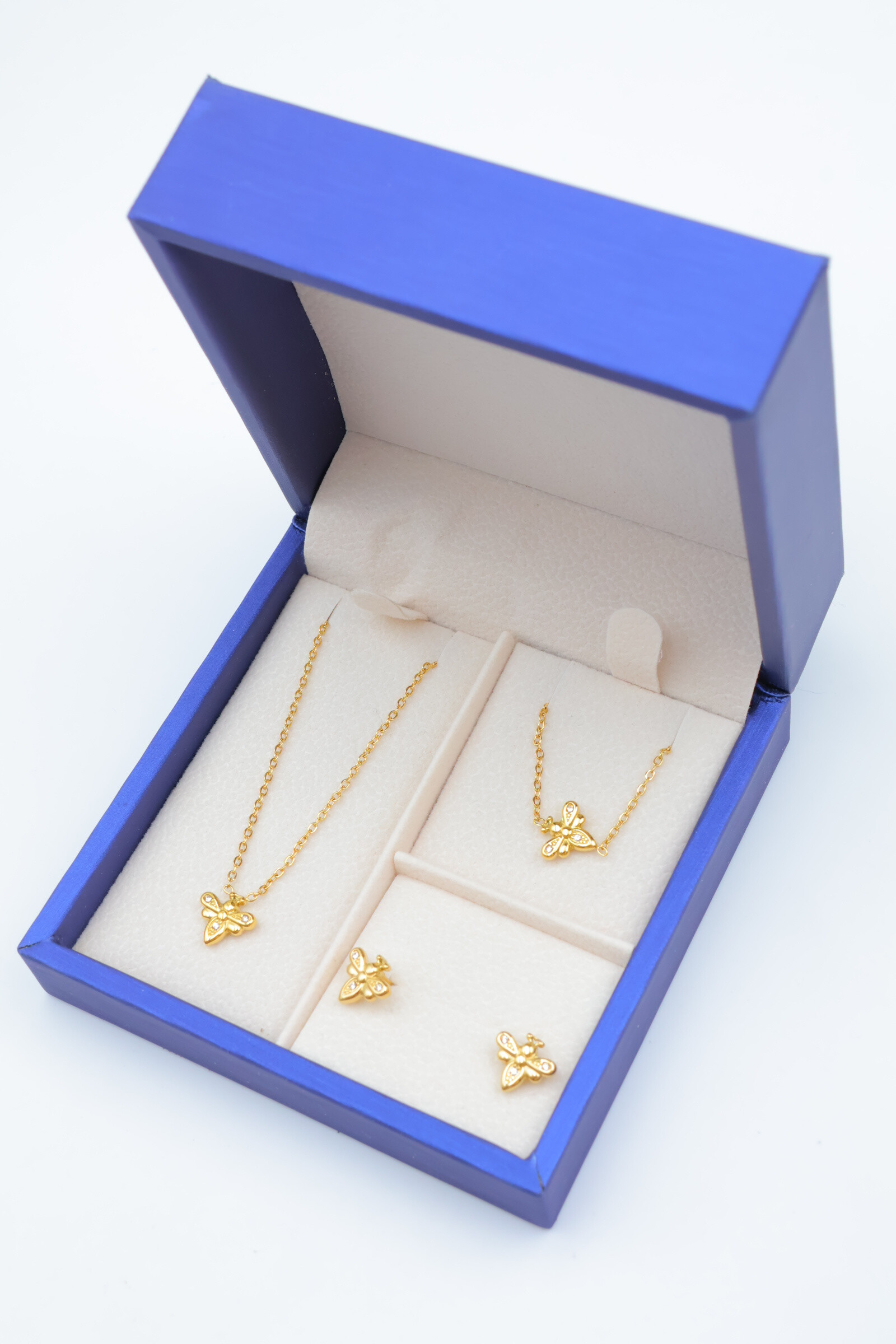Wholesaler Beli & Jolie - Jewelry set with stainless steel box
