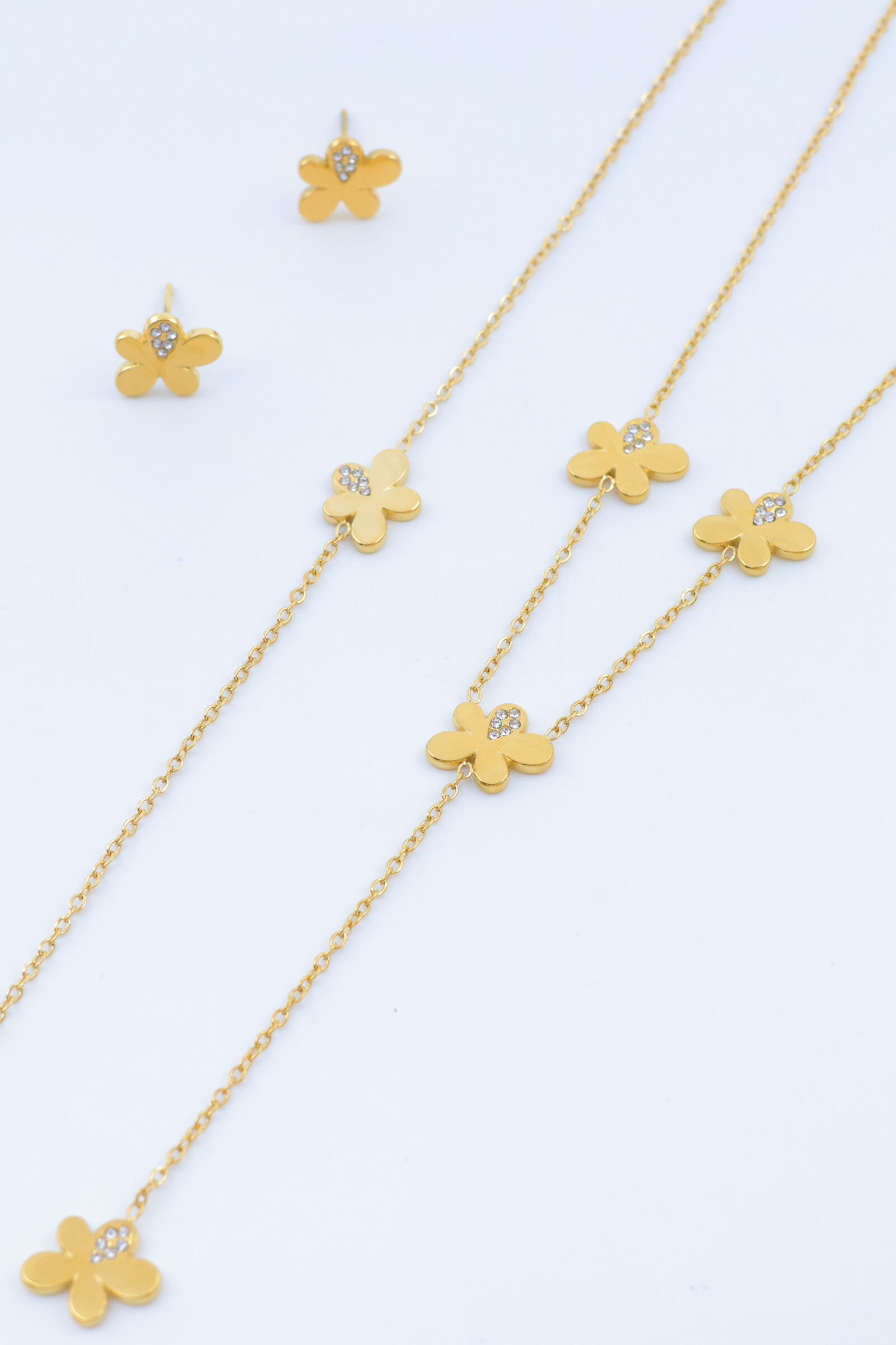 Grossista Beli & Jolie - Set di gioielli in acciaio inossidabile